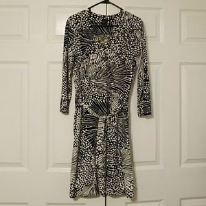 Saks wrap dress